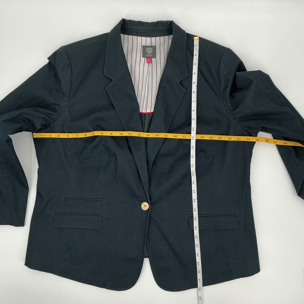 Vince Camuto Navy Blazer with Gold Buttons - Picture 6 of 8